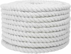 vidaXL Sfoara Alb 1, 6 x 1, 6 x 10000 cm Bumbac GartenMobel Dekor (42011872)