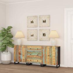 vidaXL Servante din 3 piese, lemn masiv reciclat GartenMobel Dekor (3143640) Comoda