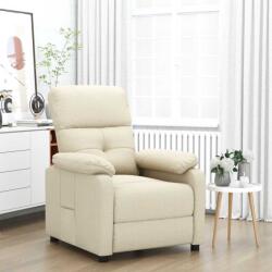 vidaXL Fotoliu rabatabil, crem, material textil GartenMobel Dekor (289671)