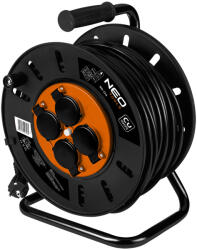 NEO TOOLS Cablu prelungitor cu tambur 40 m, 3x2, 5 mm2, 16A, NEO TOOLS (90-174)