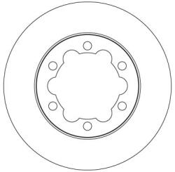 TRW Disc frana TRW DF6973S (DF6973S) - fixbox