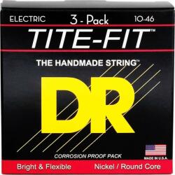  DR Strings MT-10 Tite Fit 3-Pack elektromos gitár húr