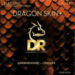  DR Strings Dragon Skin+ Coated Medium to Heavy 10-52 elektromos gitár húr