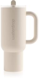 Waterdrop Explorer Tumbler pahar din oțel inoxidabil cu pai White 1 buc