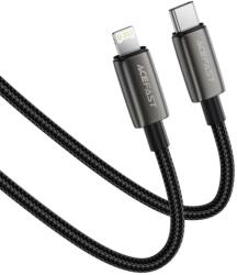ACEFAST C23-01 USB-C - Lightning kábel, 30 W, 1, 2 m, fekete