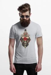 D&B 150 Unisex Póló ZN00014 Rock Világosszürke-Méret 3XL (ZN00014 Rock RS Sportgray 3XL)
