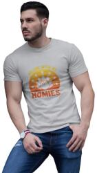 D&B Férfi/Unisex Póló ST00074 Homies Szürke-Méret S