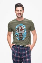 D&B Férfi Unisex Póló PC00001 Ant Man Katonai zöld-Méret 2XL (PC00001AntManMilitaryGreen2XL)
