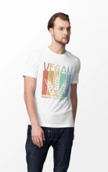 D&B Férfi/Unisex Póló ST00019 Vegan Fehér-Méret S