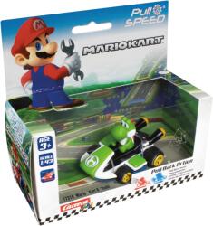 Carrera Mario Kart Pull&Back 15817318 - Masinuta de curse Yoshi, 5.2 cm (15817318) Figurina