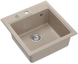 Quadron Chiuveta compozit incastrata Quadron Pop Peter 110 bej - inox 50x52 cm (HCQP5052BEZP) Chiuveta