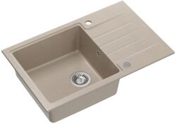 Quadron Chiuveta compozit incastrata Quadron Pop Peter 111 bej - inox 78x50 cm (HCQP7850BEZP) Chiuveta