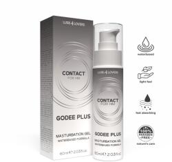 Lube4Lovers Gel stimulant pentru bărbați Lube4Lovers Godee Plus, pe bază de apă, absorbție rapidă, 60 ml (7107404)