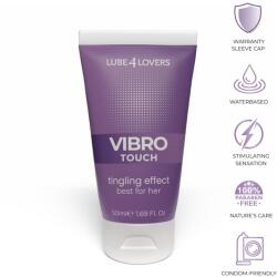 Lube4Lovers Gel stimulant intim Lube4Lovers Vibro Touch, efect vibrant și furnicături, pe bază de apă, 50 ml (7107242)