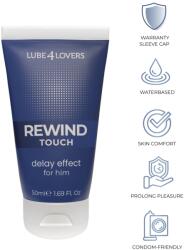Lube4Lovers Gel pentru întârzierea ejaculării Lube4Lovers Rewind Touch, pe bază de apă, 50 ml (500477)