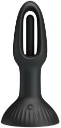 Pretty Love Plug anal vibrator Pretty Love Hubert, 7 moduri, silicon, reîncărcabil, 13, 9 cm, negru (7108318)