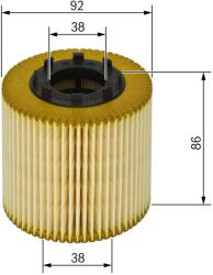 Bosch olajszűrő BOSCH 1 457 429 198 for OPEL, GMC, RENAULT, VAUXHALL, … (1 457 429 198)