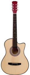 DEPOX Chitara clasica din lemn 95 cm, Cutaway natur (1977)