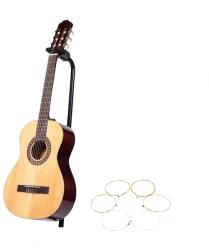 DEPOX Chitara clasica din lemn 95 cm, DEPOX®, set de corzi incluse, clasic natur (1940)