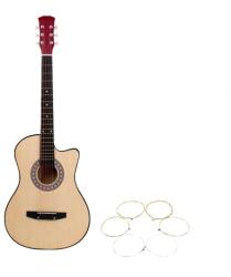 DEPOX Chitara clasica din lemn, DEPOX®, set de corzi incluse, 95 cm, Natur (1965)