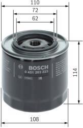 Bosch olajszűrő BOSCH 0 451 203 223 for FORD, VW, AUDI, SEAT, … (0 451 203 223)