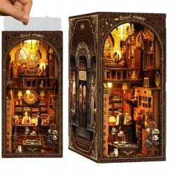 Bedee Fa Dollhouse Diy szett 3D modell Led babaház puzzle Bedee (DIY Book Nook)