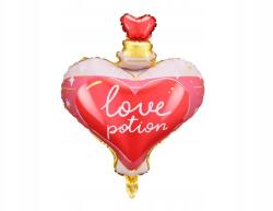 PartyDeco Fólia lufi Szerelmi bájital Love Potion 54x66cm