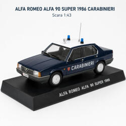 ATLAS Macheta Alfa Romeo Alfa 90 Super Carabinieri 1986, scara 1: 43, Atlas (2957)