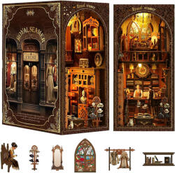 Bedee Miniatűr 3D fa kirakó Királyi Szabóműhely Könyv Nook (BEDEE 3D Puzzle Art Vintage Tailor)