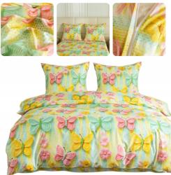 Cotton world Ágyneműhuzat 160x200 paplan szett 3 részes 2x Párnahuzat 70x80 Tavaszi Szatén