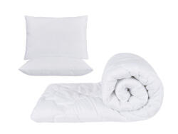 Confort Set alb, pilota 220x200cm 250gsm + 2 perne albe matlasate 50x70cm (SETALB.220X200.2PER.50X70)