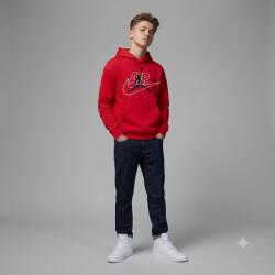 Nike mj jumpman air hooded ls s | Unisex | Tricouri | Roșu | 95G341-U10