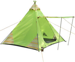 Action Cort De Camping Tip Teepee Verde 4 Anotimpuri Pentru 2 Persoane 215x215x200cm KAMP0103 (KAMP0103) Cort