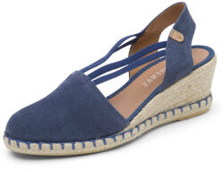 Verbenas Espadrile Dama Din Piele În Culoare Albastră Verbenas Maika (MAIKA)