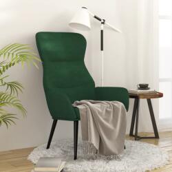 vidaXL Scaun de relaxare, verde închis, material textil GartenMobel Dekor (341076)