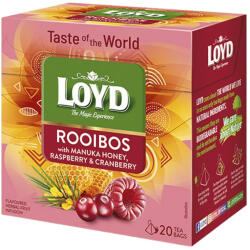 LOYD Gyümölcstea LOYD Piramis Rooibos méz-málna-áfonya 20x1, 7 g - iconink