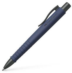 Faber-Castell Golyóstoll, 0, 7 mm, nyomógombos, sötétkék tolltest, FABER-CASTELL "Poly Ball Urban", kék (241189) - mystock