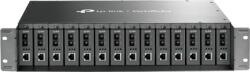 TP-Link Sasiu rackabil 19 inch pentru 14 media convertoare, 2U - TP-Link Omada MC1400 (MC1400)