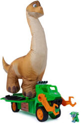 Spin Master Set de joacă Spin Master Paw Patrol - The Dino Movie, Megasaurus Dino Vehicle cu o figură Rocky (6075939) Figurina