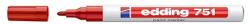 edding 751 Lakkfilc, 1-2 mm, Piros (7580097002)