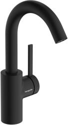 Hansgrohe Zesis S - Mosdócsaptelep Push-Open leeresztővel, CoolStart, matt fekete 74742670 (74742670)