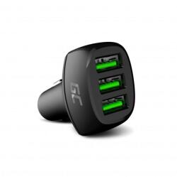 Green Cell Încărcător auto Green Cell PowerRide 54W 3xUSB 18W cu tehnologie de încărcare rapidă Ultra Charge (CADGC01)