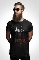 D&B Férfi/Unisex Póló EB00002 Angel Fekete-Méret XL (EB00002AngelBlackSizeXL)