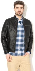 Jack & Jones Jack & Jones, Rocky műbőr dzseki, Fekete, S (12147218-BLACK-S)