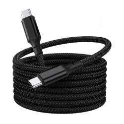 TB TOUCH MÁGNESES FONOTT SZÖVET USB 2.0 USB-C/USB-C KÁBEL 1m FEKETE (AKTBXKUCCMAG10B)