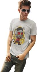 D&B Férfi/Unisex Póló PC00106 Star Lord Szürke-Méret XL (PC00106StarLordGrayXL)