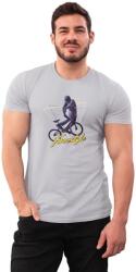 D&B Férfi/Unisex Póló ST00211 Free Style Szürke-Méret L (ST00211FreeStyleGrayL)