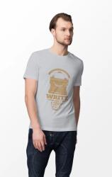 D&B Férfi/Unisex Póló ST00057 Write Szürke-Méret M