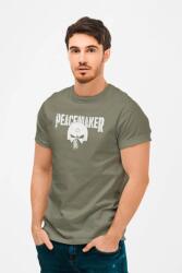 D&B Unisex Póló MO00020 Peacemaker Katonai zöld-Méret L (MO00020PeacemakerMilitaryL)