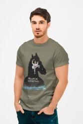 D&B Férfi/Unisex Póló MO00010 BoJackHorseman Katonai zöld-Méret S (MO00010BoJackHorsemanMilitaryS)